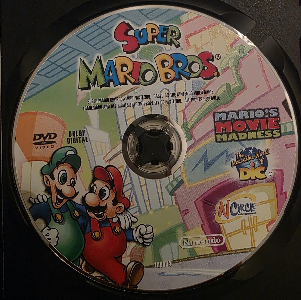 Super Mario Bros DVD